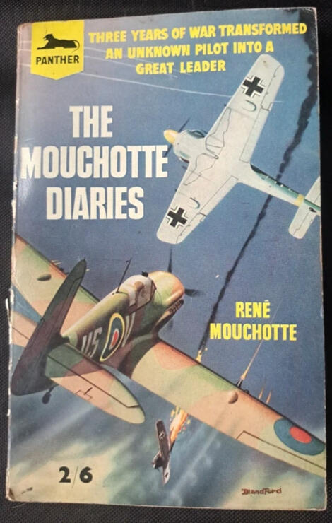 The Mouchotte Diaries René Mouchotte Panther 681 1957 Vintage Paperback Scarce RAF